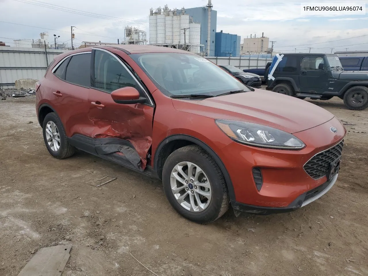 2020 Ford Escape Se VIN: 1FMCU9G60LUA96074 Lot: 76754624