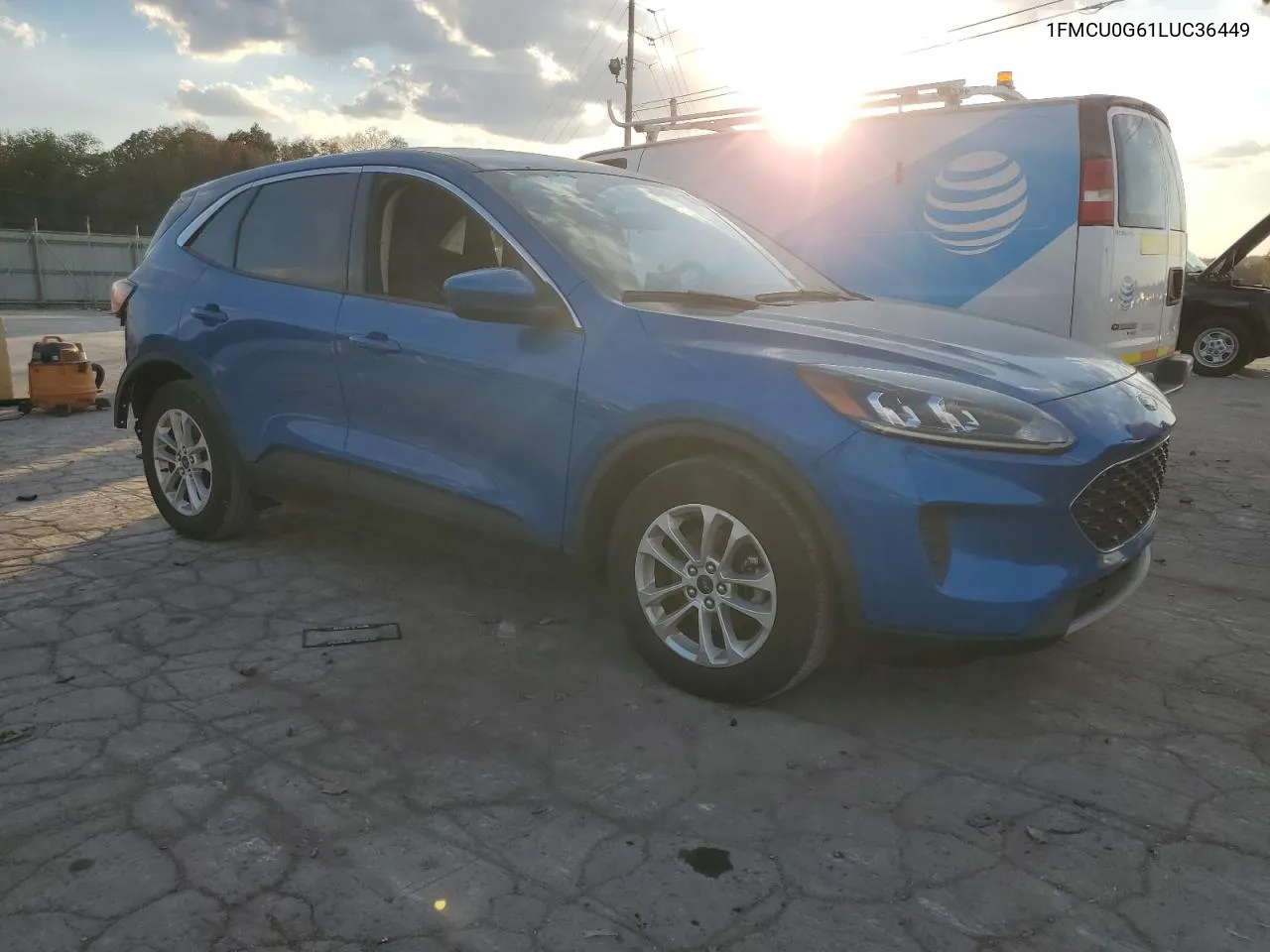 2020 Ford Escape Se VIN: 1FMCU0G61LUC36449 Lot: 77131954