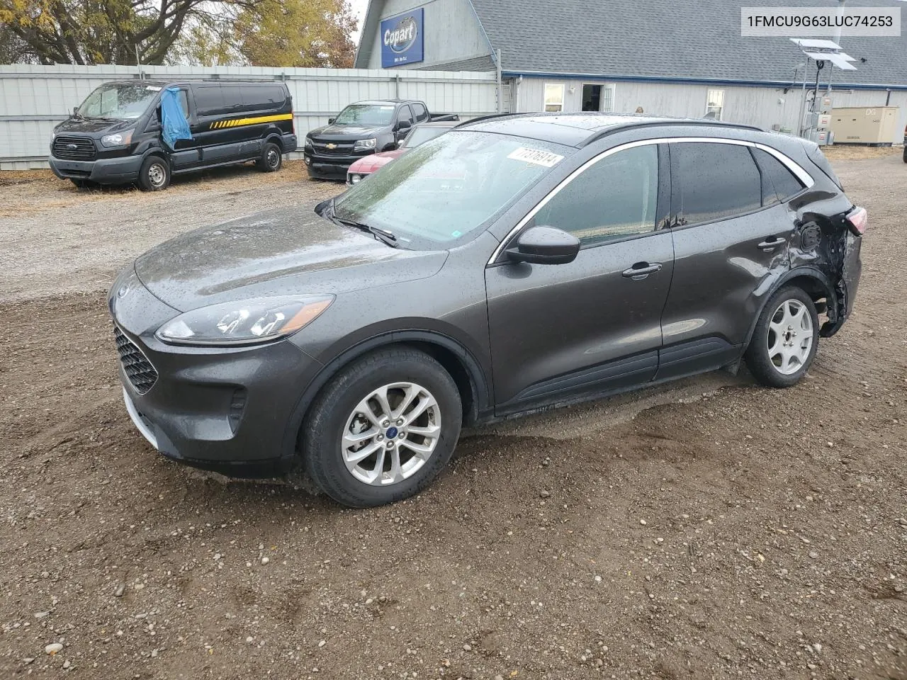 2020 Ford Escape Se VIN: 1FMCU9G63LUC74253 Lot: 77376914