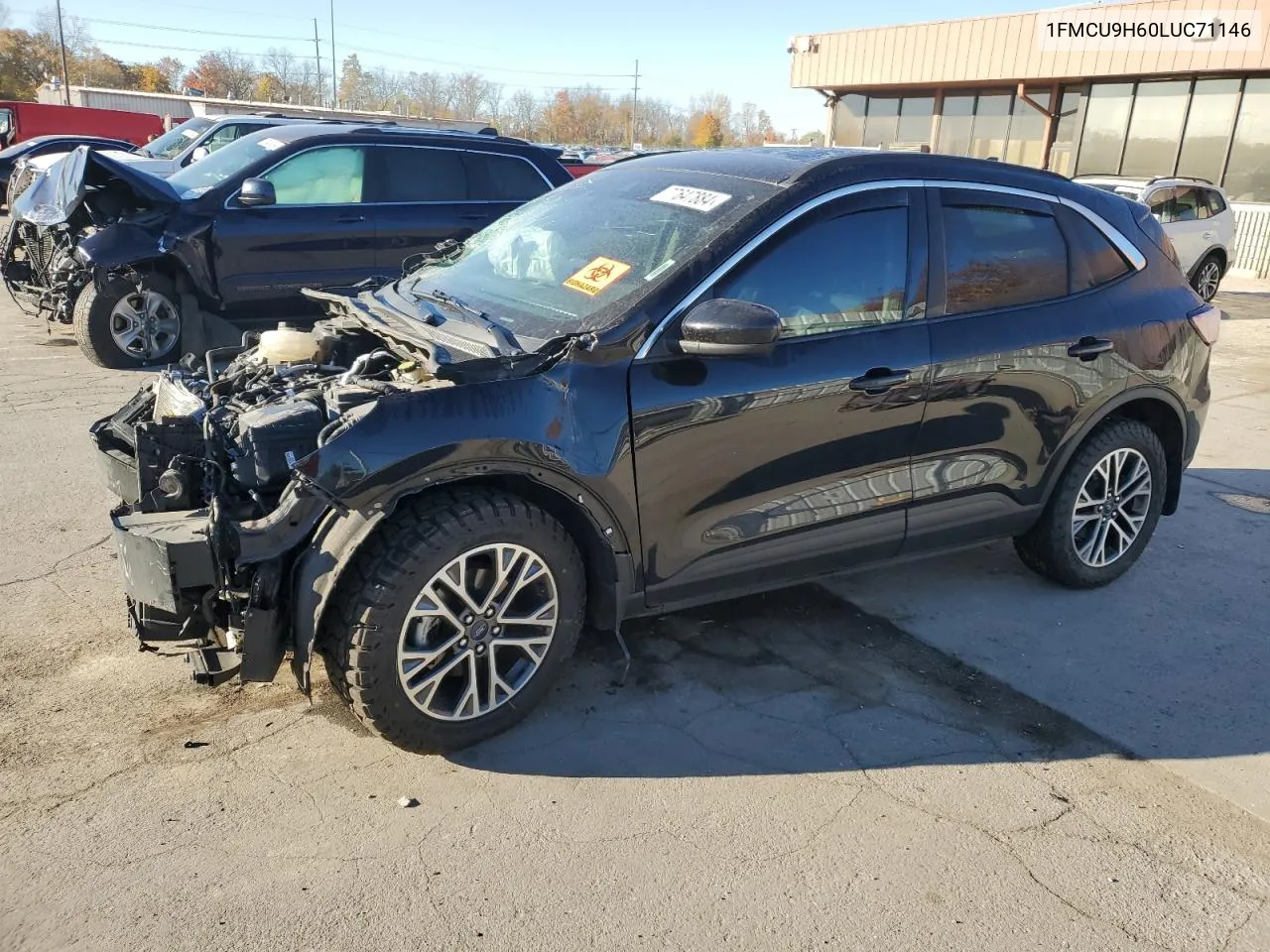 2020 Ford Escape Sel VIN: 1FMCU9H60LUC71146 Lot: 77647884