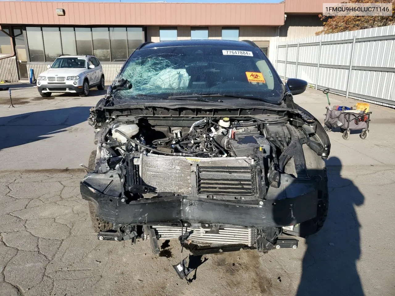 2020 Ford Escape Sel VIN: 1FMCU9H60LUC71146 Lot: 77647884