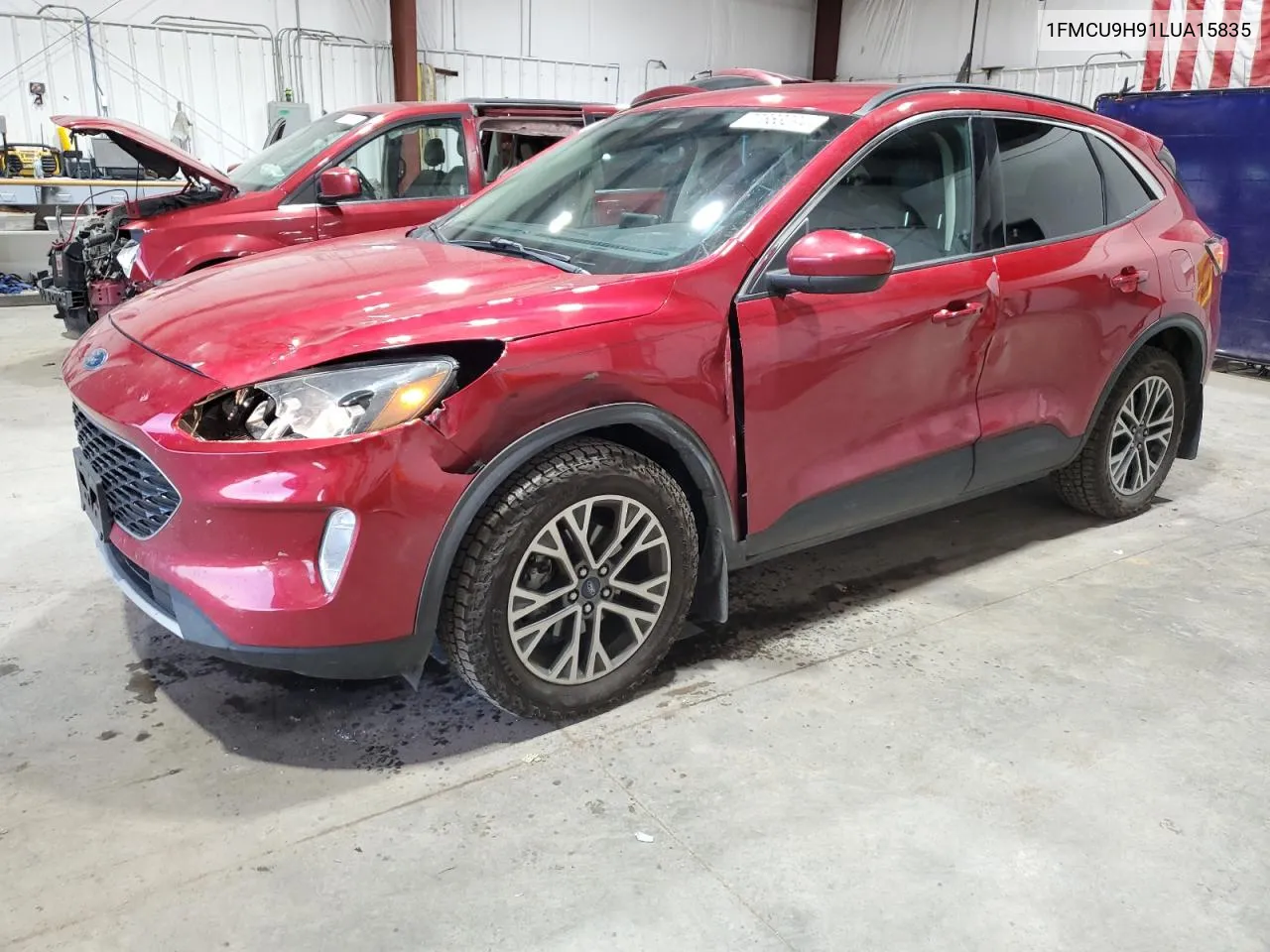 2020 Ford Escape Sel VIN: 1FMCU9H91LUA15835 Lot: 77663294