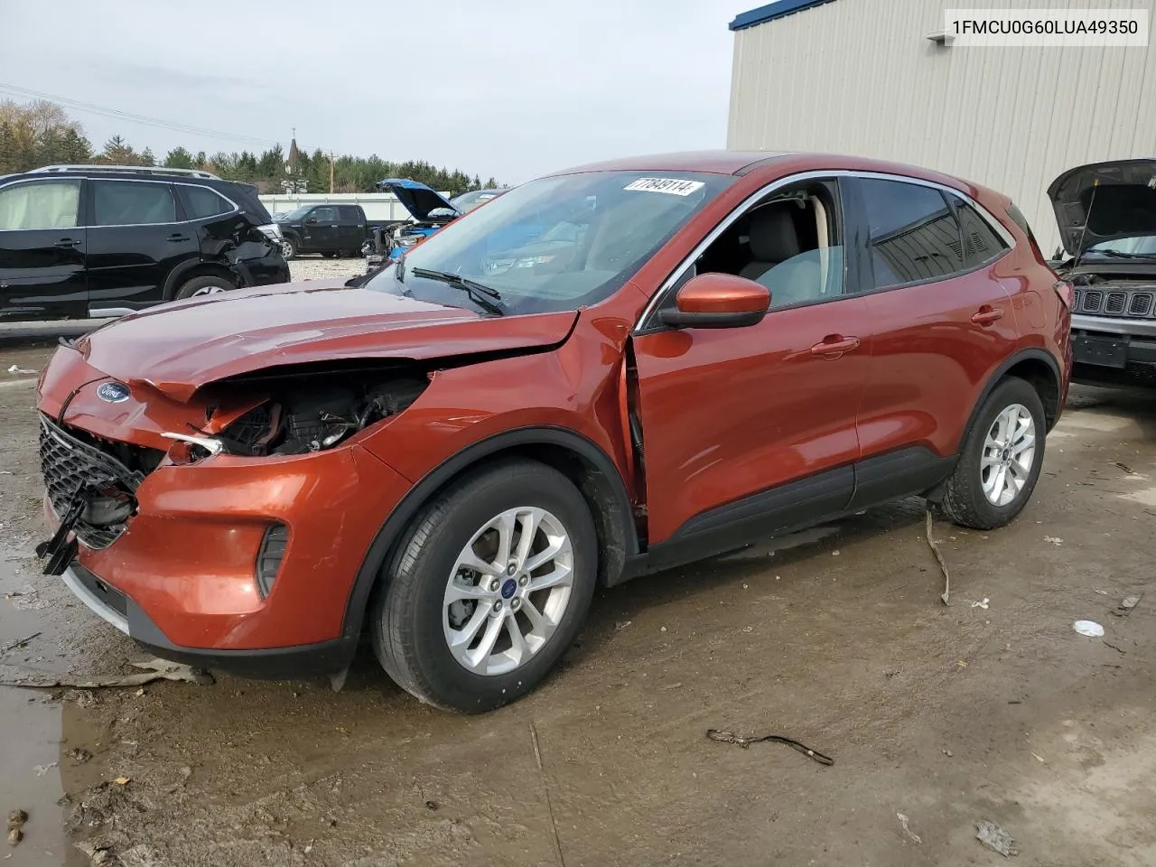 2020 Ford Escape Se VIN: 1FMCU0G60LUA49350 Lot: 77849114