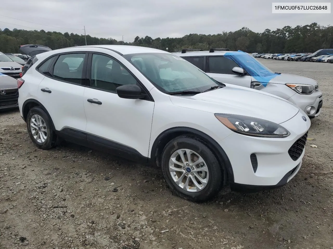 2020 Ford Escape S VIN: 1FMCU0F67LUC26848 Lot: 78097824