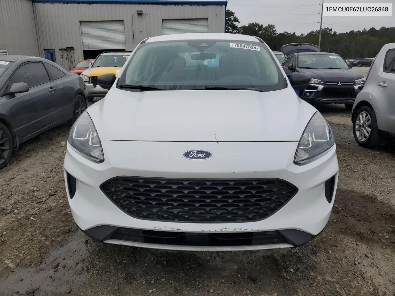 2020 Ford Escape S VIN: 1FMCU0F67LUC26848 Lot: 78097824