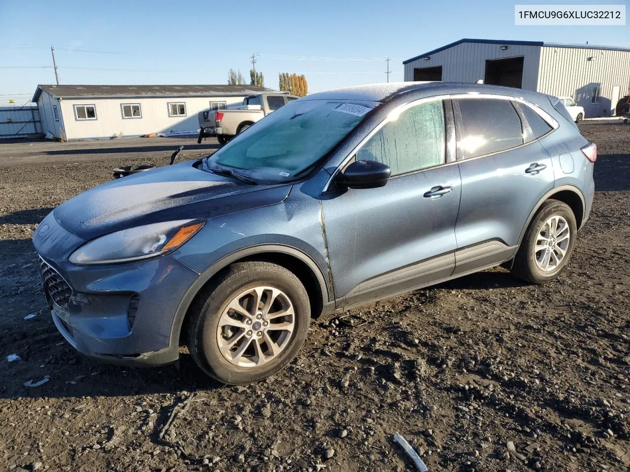 2020 Ford Escape Se VIN: 1FMCU9G6XLUC32212 Lot: 78099094