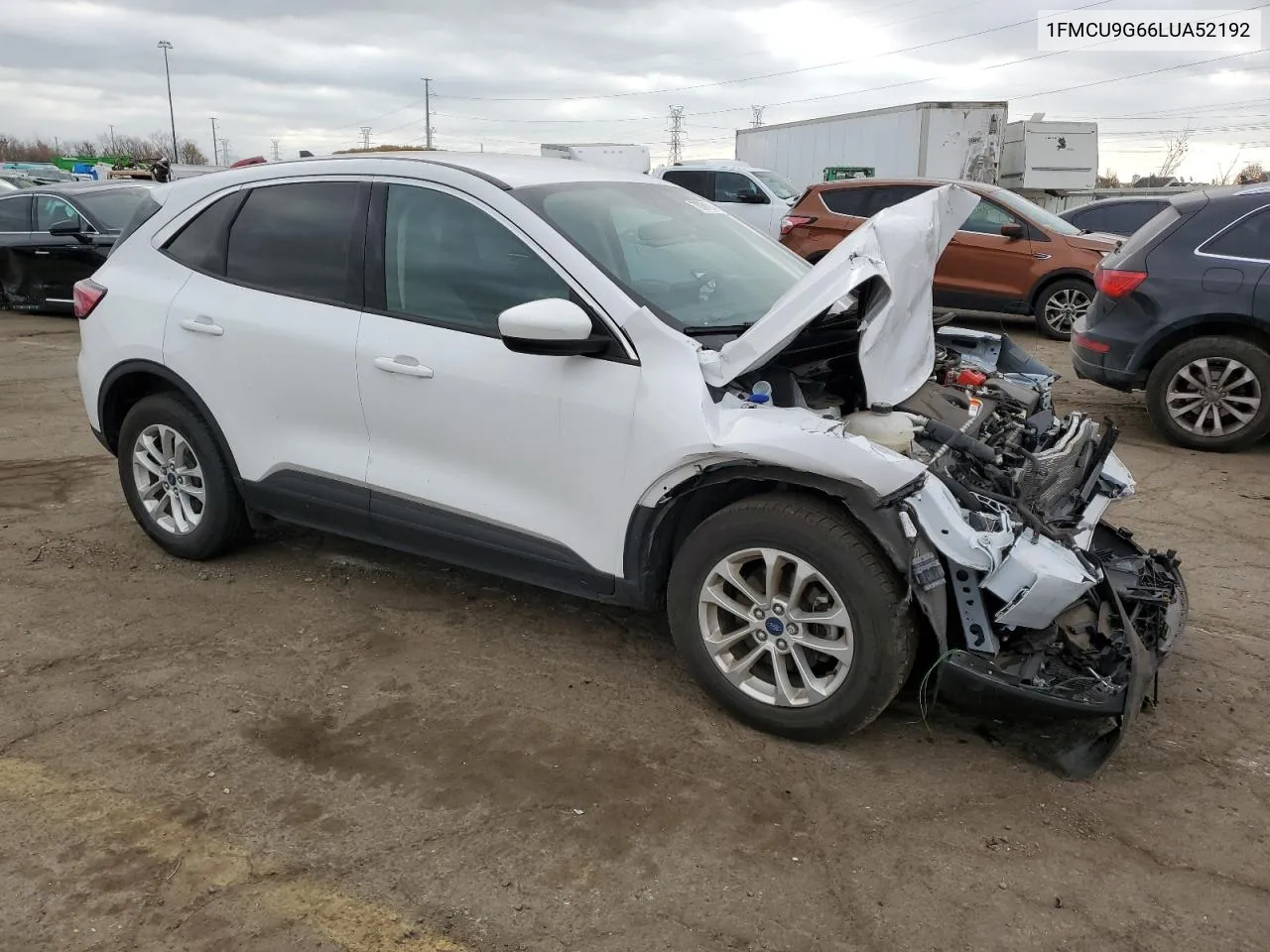 2020 Ford Escape Se VIN: 1FMCU9G66LUA52192 Lot: 78361914