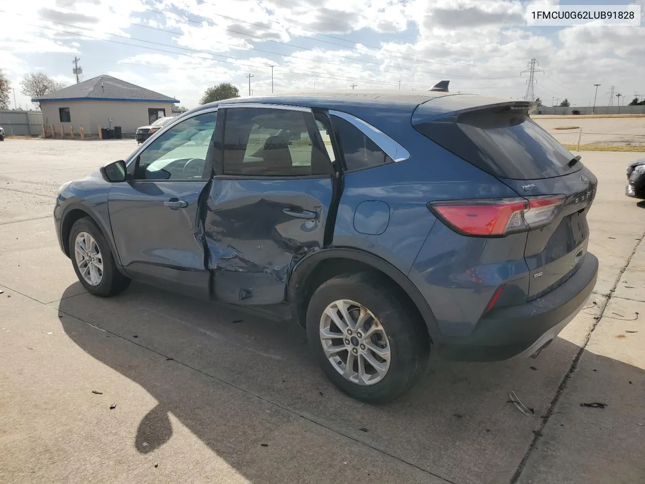 2020 Ford Escape Se VIN: 1FMCU0G62LUB91828 Lot: 78366644