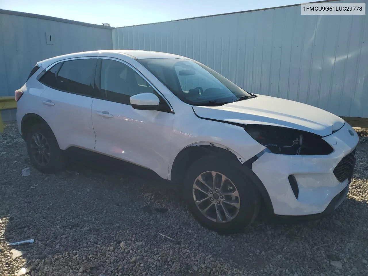 2020 Ford Escape Se VIN: 1FMCU9G61LUC29778 Lot: 78401184