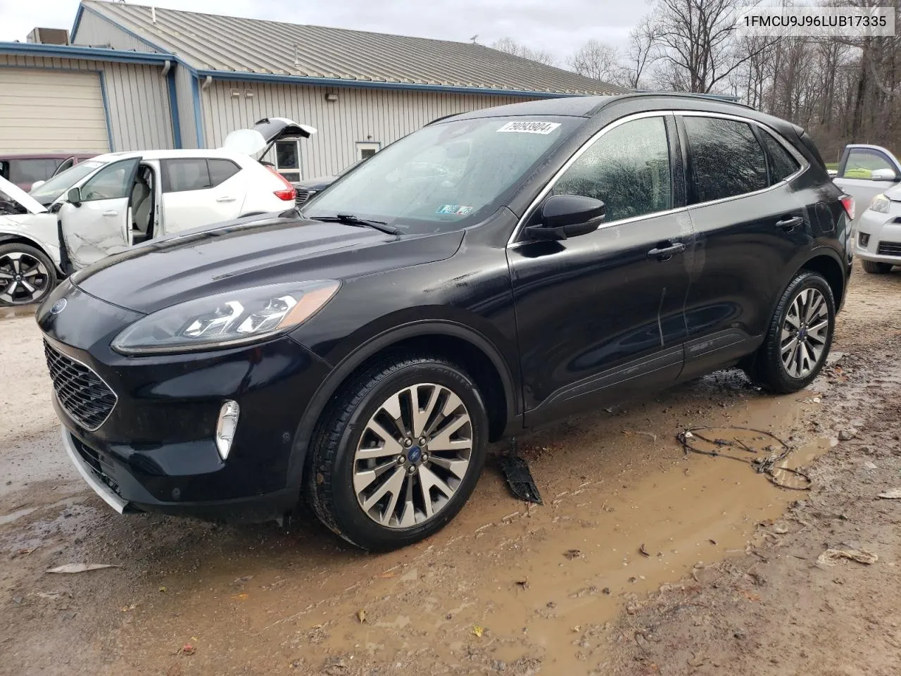 2020 Ford Escape Titanium VIN: 1FMCU9J96LUB17335 Lot: 79093904