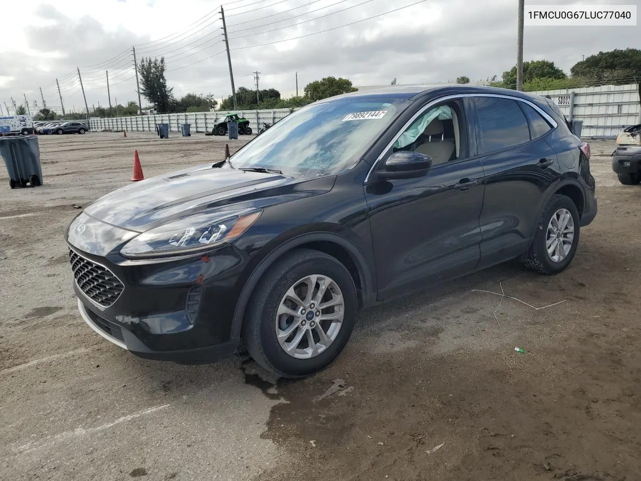 2020 Ford Escape Se VIN: 1FMCU0G67LUC77040 Lot: 79892144