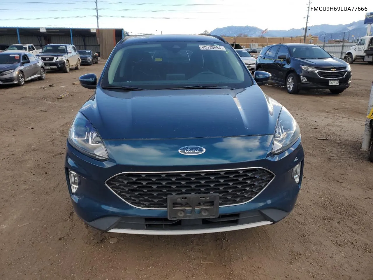 2020 Ford Escape Sel VIN: 1FMCU9H69LUA77666 Lot: 80539684