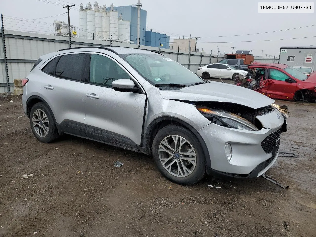 2020 Ford Escape Sel VIN: 1FMCU0H67LUB07730 Lot: 80996874