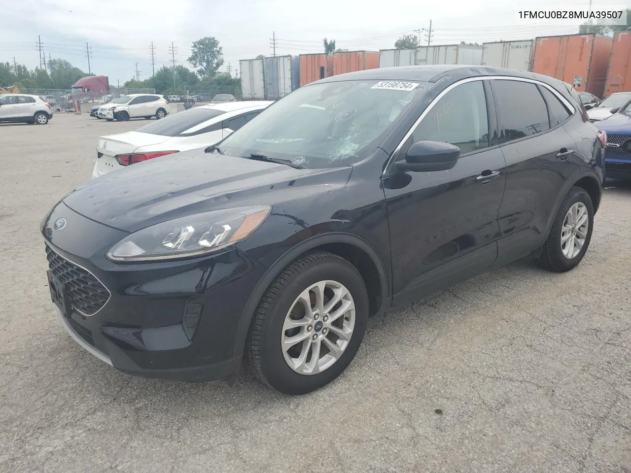 2021 Ford Escape Se VIN: 1FMCU0BZ8MUA39507 Lot: 53198754