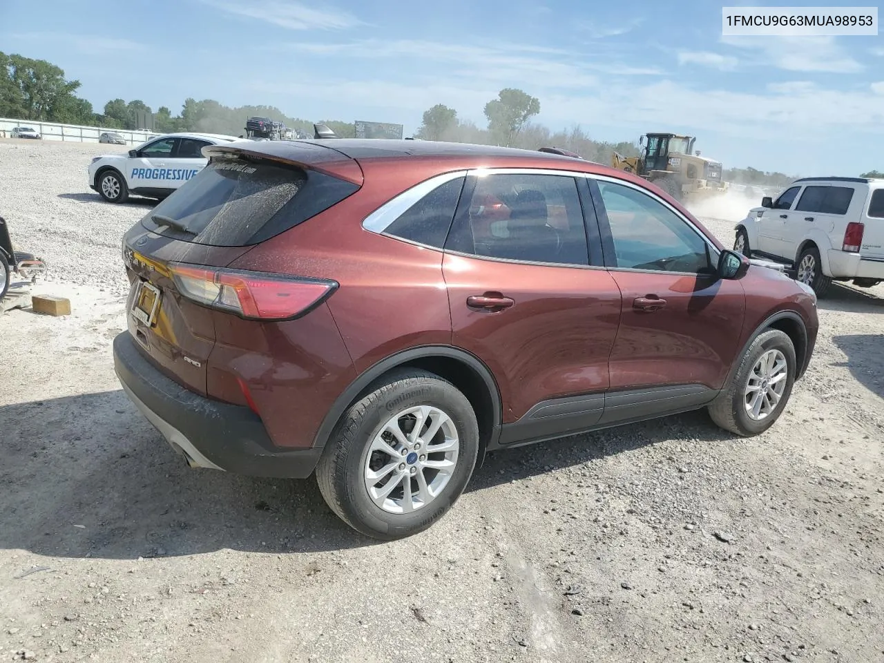 2021 Ford Escape Se VIN: 1FMCU9G63MUA98953 Lot: 57173914