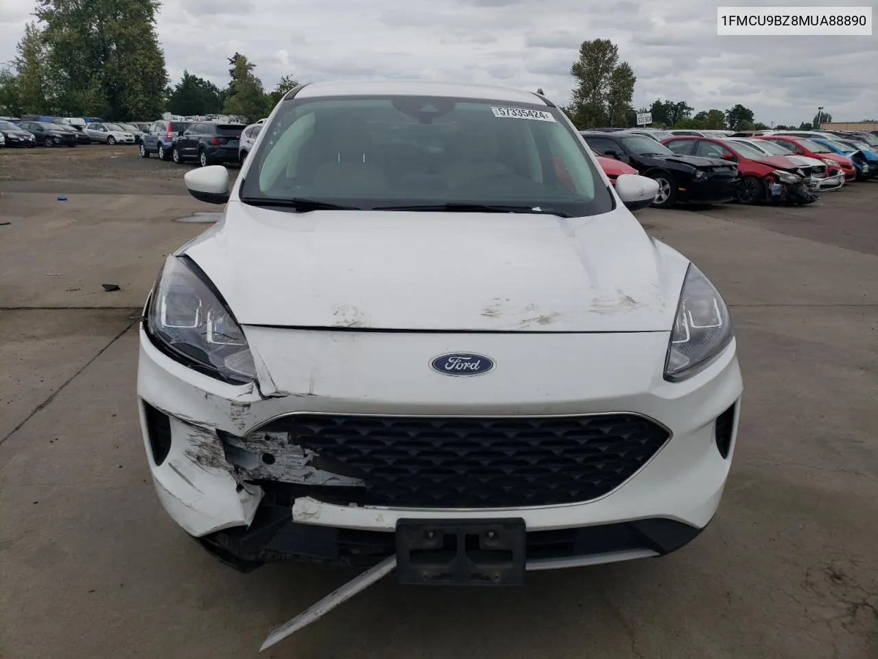 2021 Ford Escape Se VIN: 1FMCU9BZ8MUA88890 Lot: 57335424