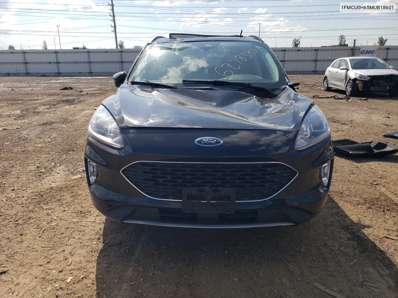 2021 Ford Escape Sel VIN: 1FMCU0H65MUB18601 Lot: 62783874