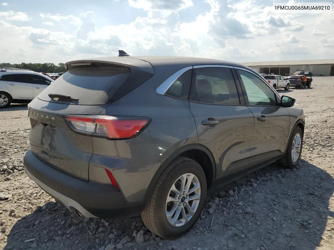 2021 Ford Escape Se VIN: 1FMCU0G65MUA69210 Lot: 63178424