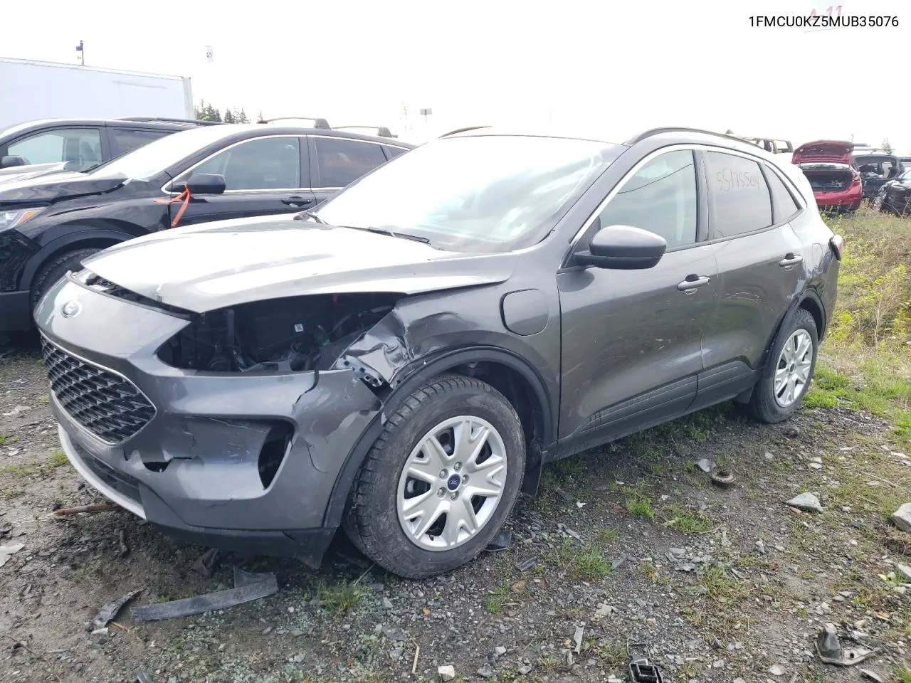 2021 Ford Escape Sel VIN: 1FMCU0KZ5MUB35076 Lot: 63753634