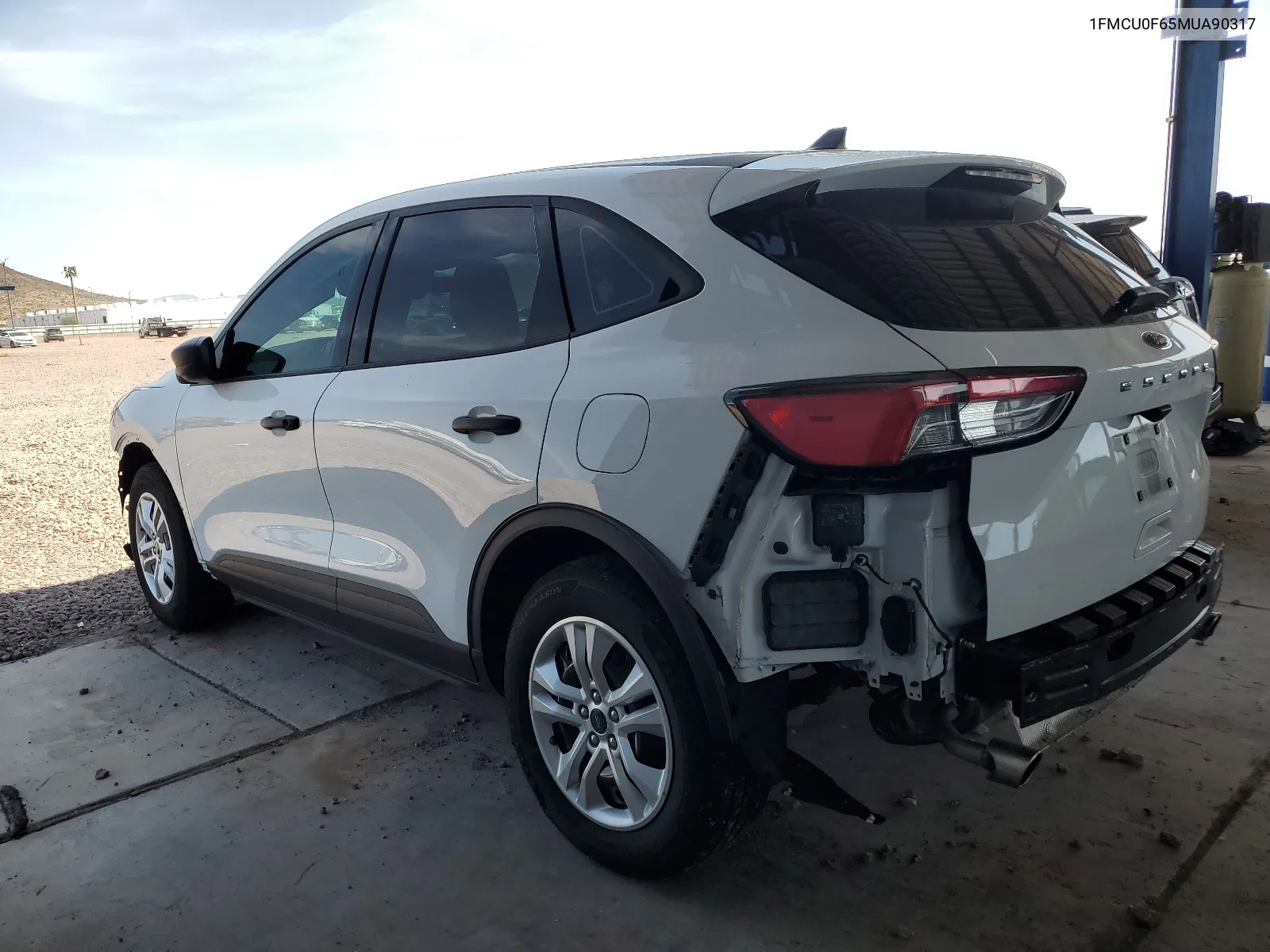 2021 Ford Escape S VIN: 1FMCU0F65MUA90317 Lot: 64600294