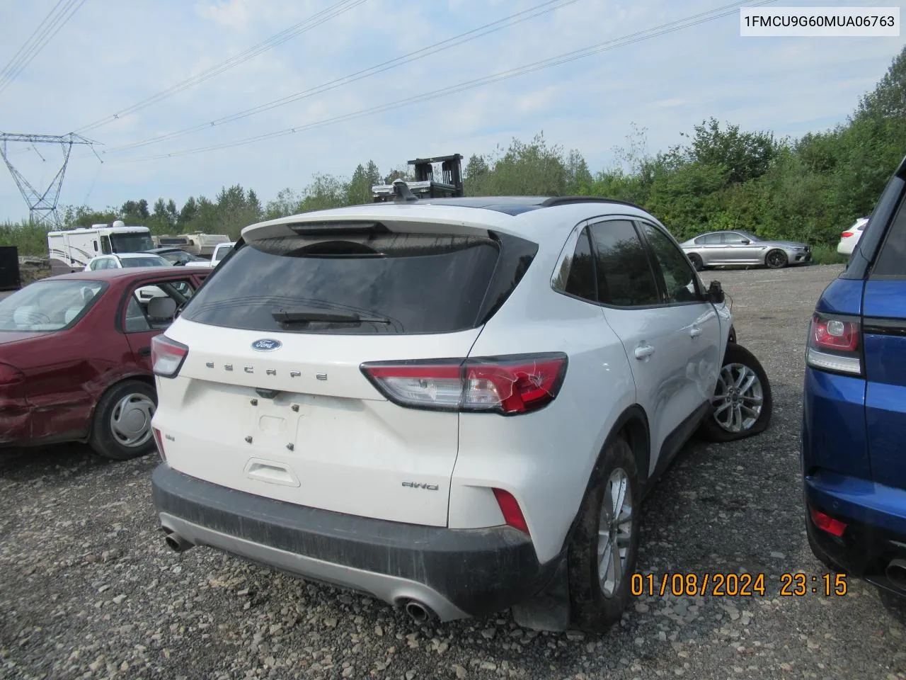 2021 Ford Escape Se VIN: 1FMCU9G60MUA06763 Lot: 64674284