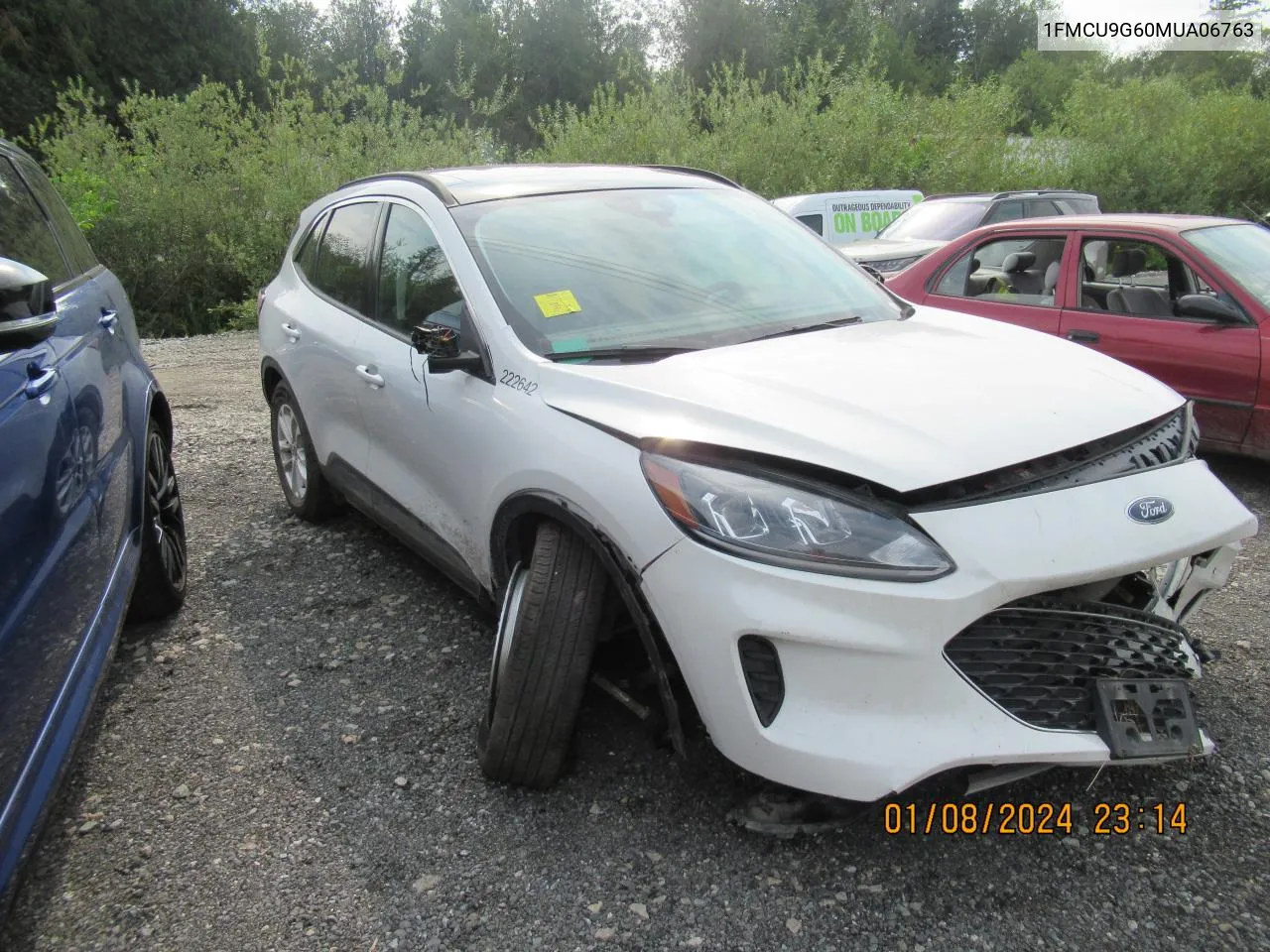 2021 Ford Escape Se VIN: 1FMCU9G60MUA06763 Lot: 64674284