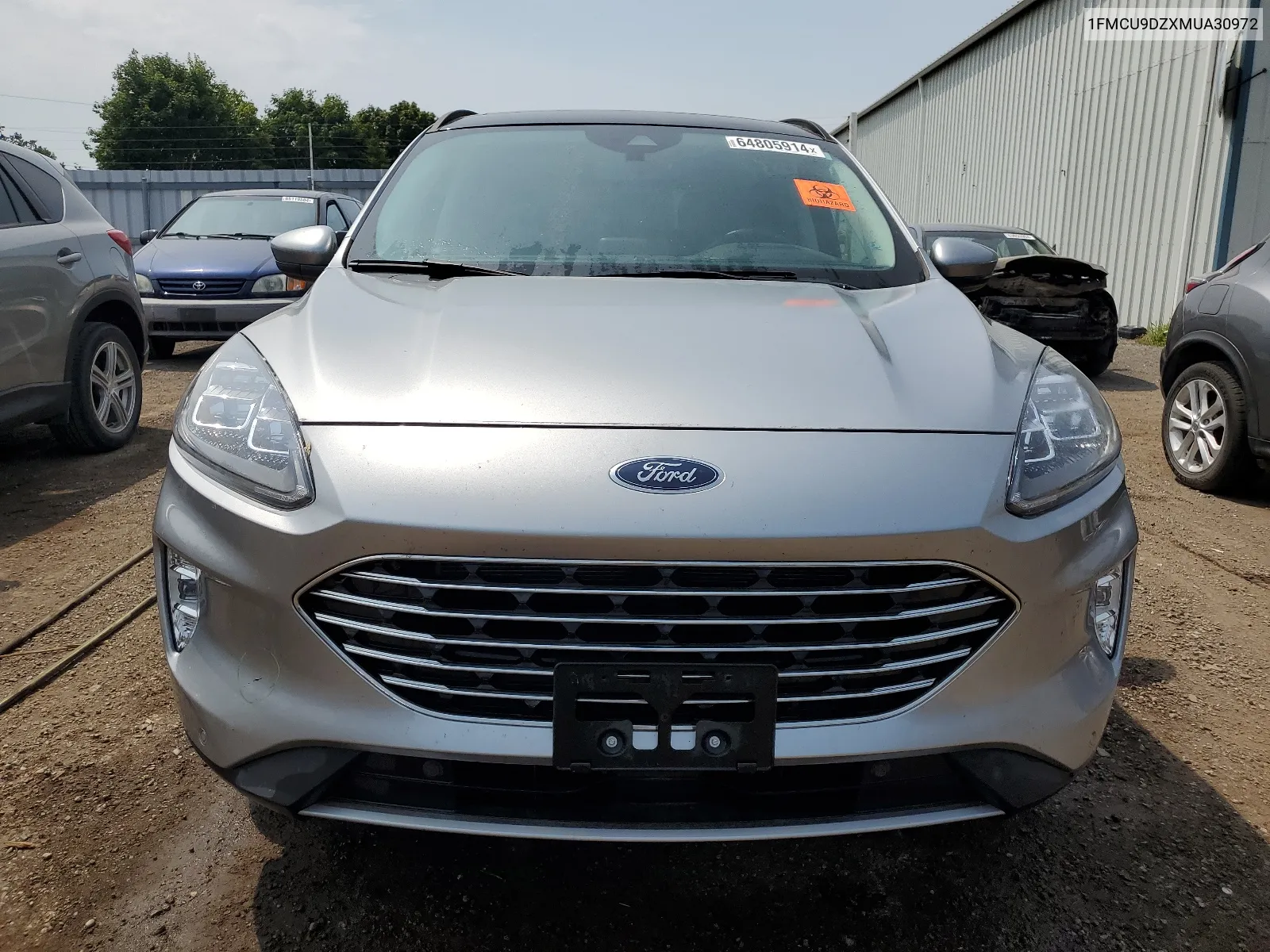 2021 Ford Escape Titanium VIN: 1FMCU9DZXMUA30972 Lot: 64805914