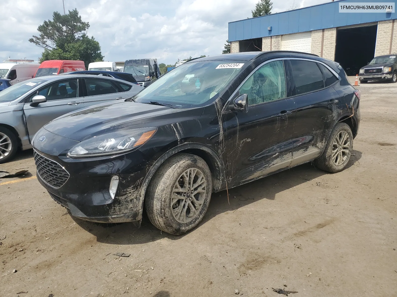 2021 Ford Escape Sel VIN: 1FMCU9H63MUB09741 Lot: 65254204