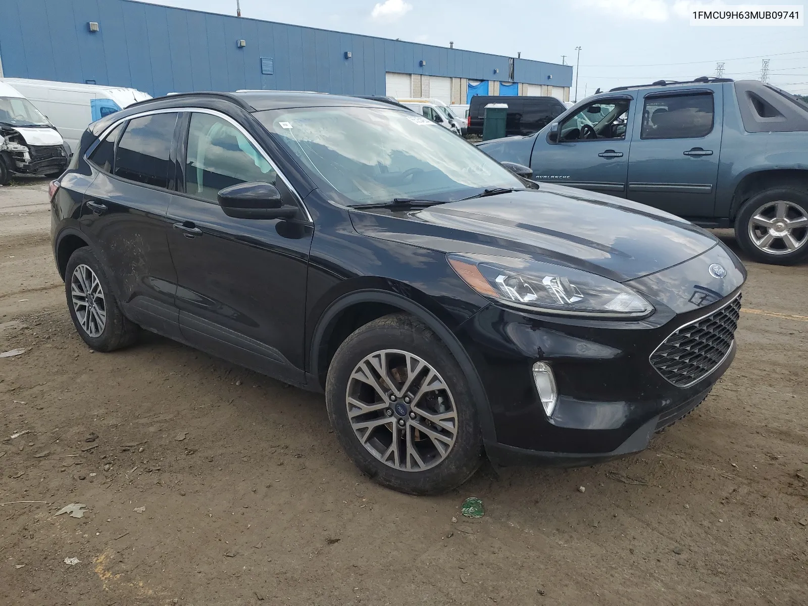 2021 Ford Escape Sel VIN: 1FMCU9H63MUB09741 Lot: 65254204