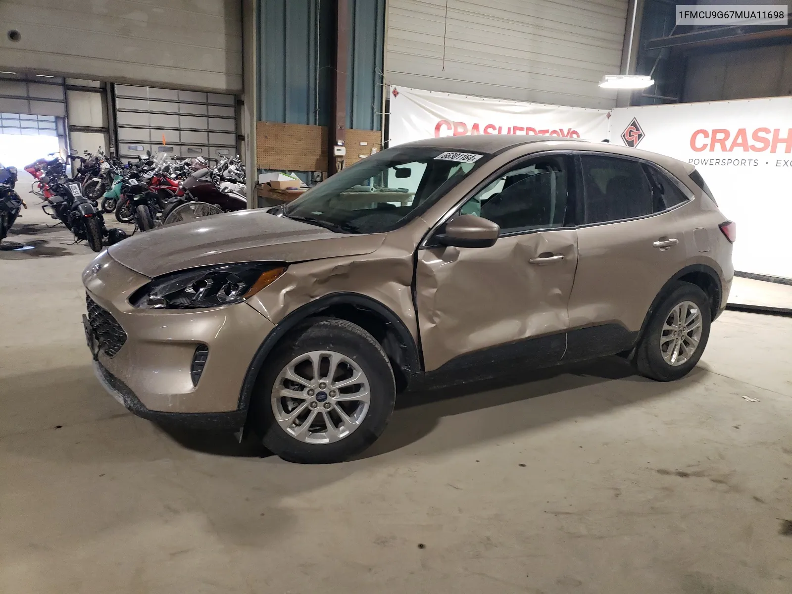 2021 Ford Escape Se VIN: 1FMCU9G67MUA11698 Lot: 66301164