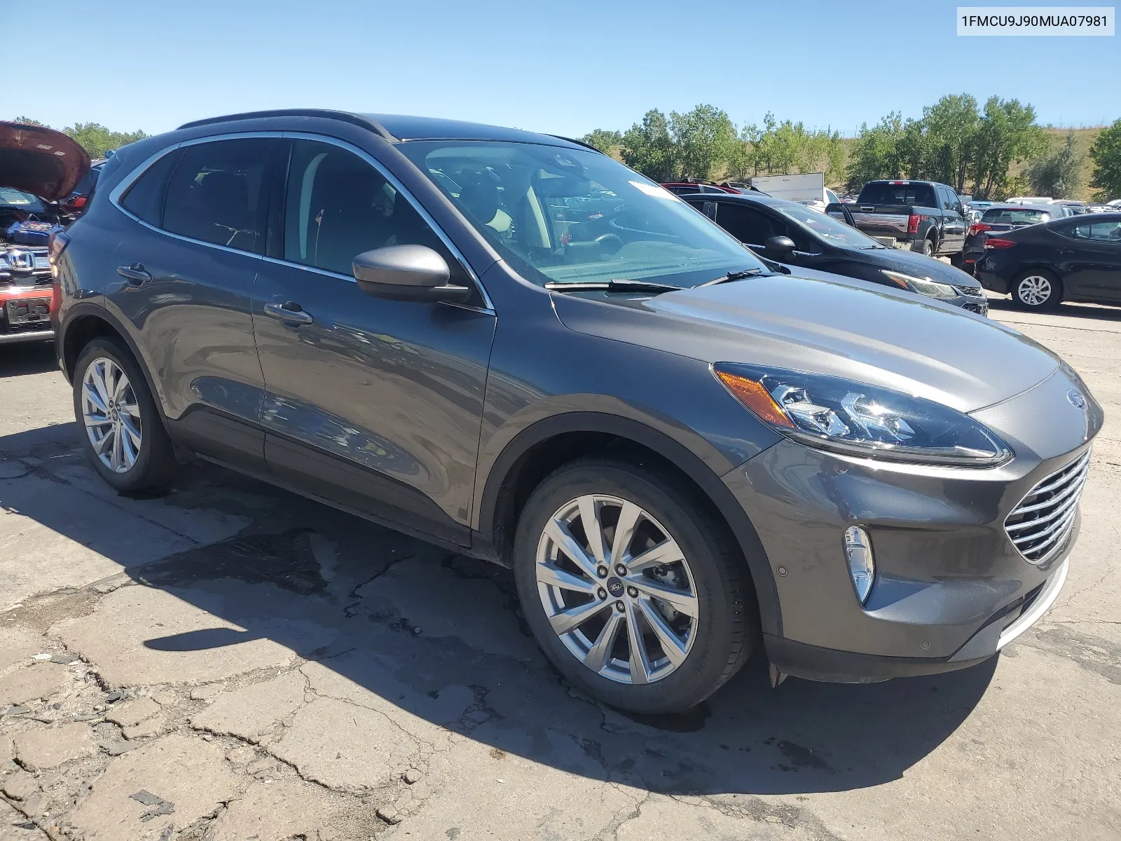 2021 Ford Escape Titanium VIN: 1FMCU9J90MUA07981 Lot: 66529084