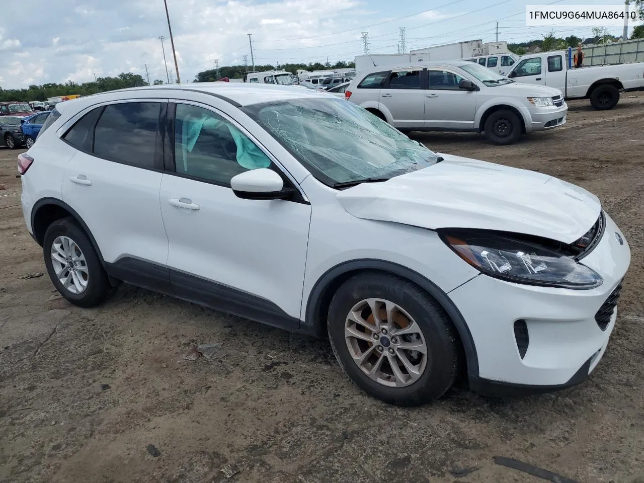 2021 Ford Escape Se VIN: 1FMCU9G64MUA86410 Lot: 66542824