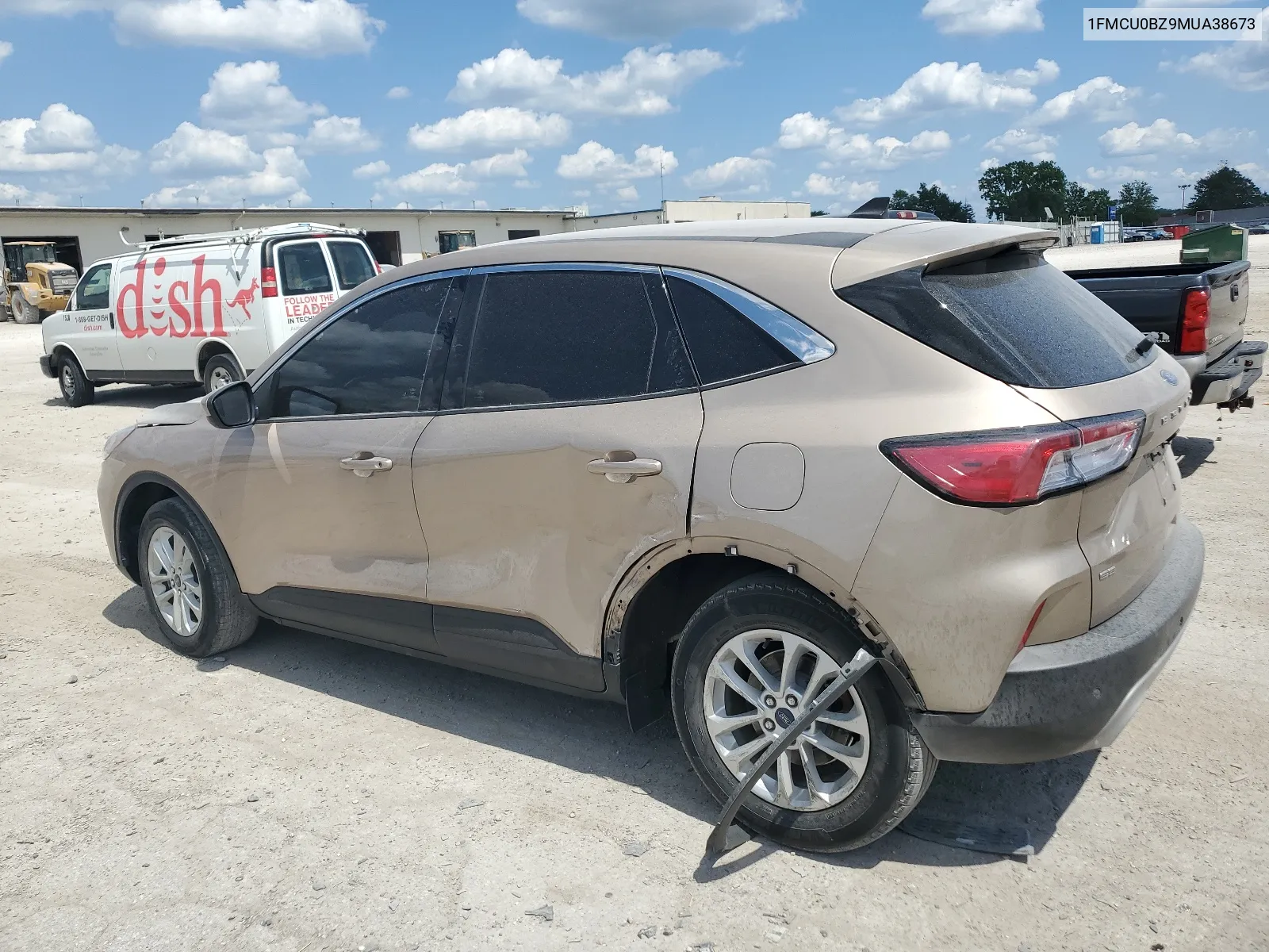 2021 Ford Escape Se VIN: 1FMCU0BZ9MUA38673 Lot: 66881644