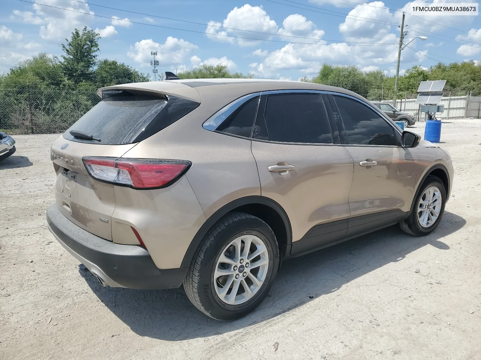 2021 Ford Escape Se VIN: 1FMCU0BZ9MUA38673 Lot: 66881644