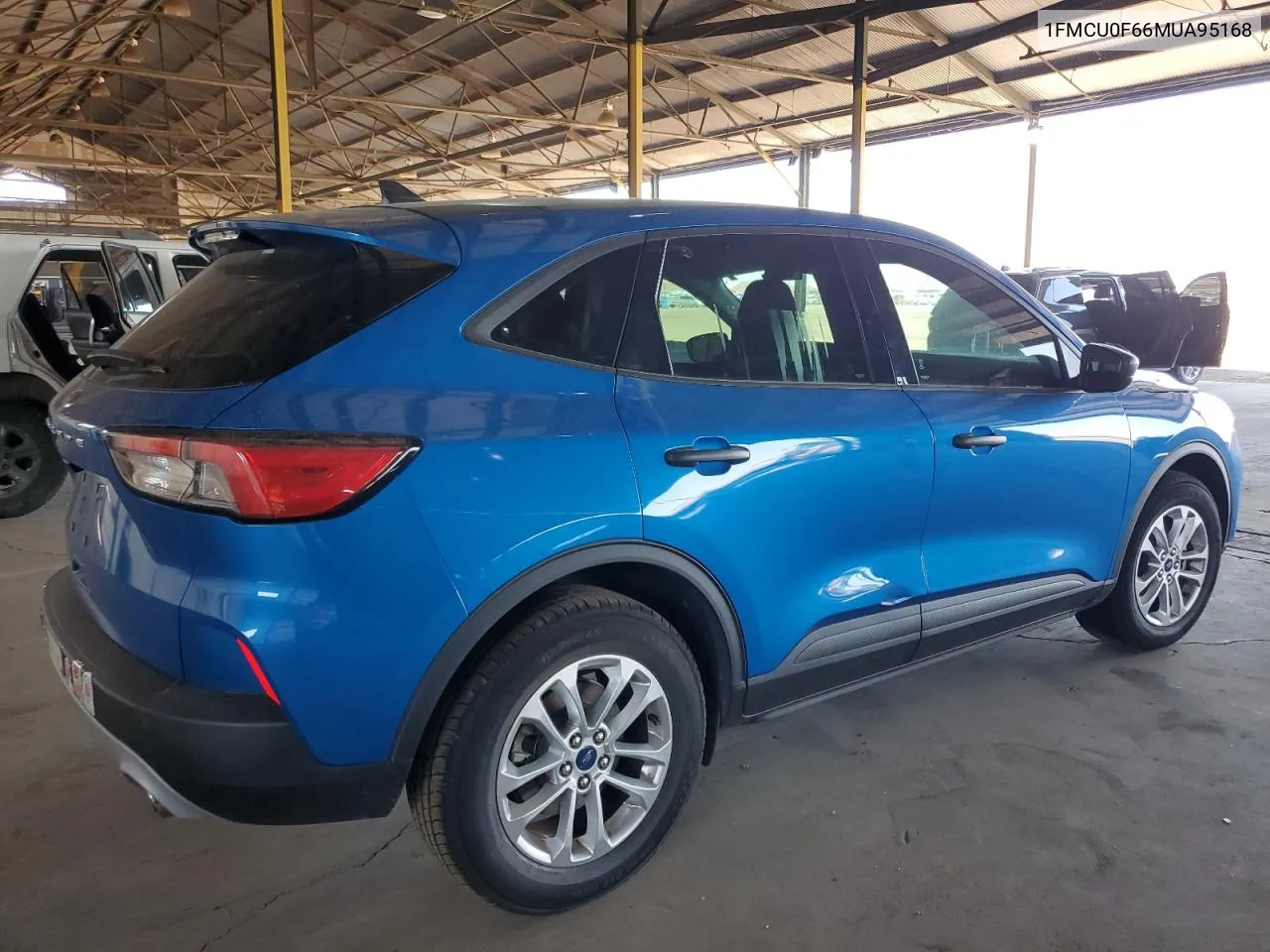 2021 Ford Escape S VIN: 1FMCU0F66MUA95168 Lot: 68452574