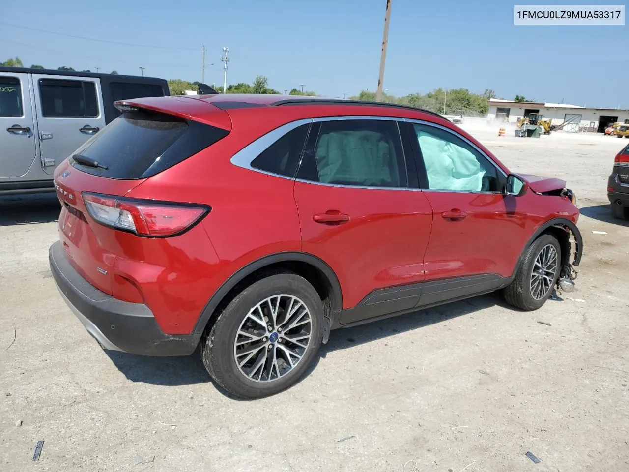 2021 Ford Escape Titanium VIN: 1FMCU0LZ9MUA53317 Lot: 68772414