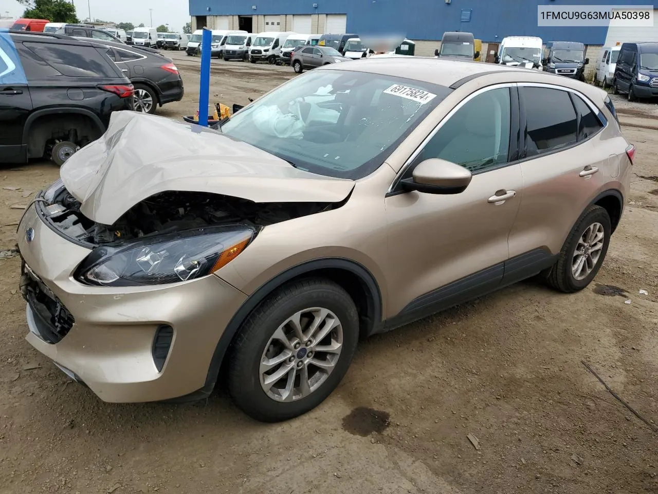 2021 Ford Escape Se VIN: 1FMCU9G63MUA50398 Lot: 69175824