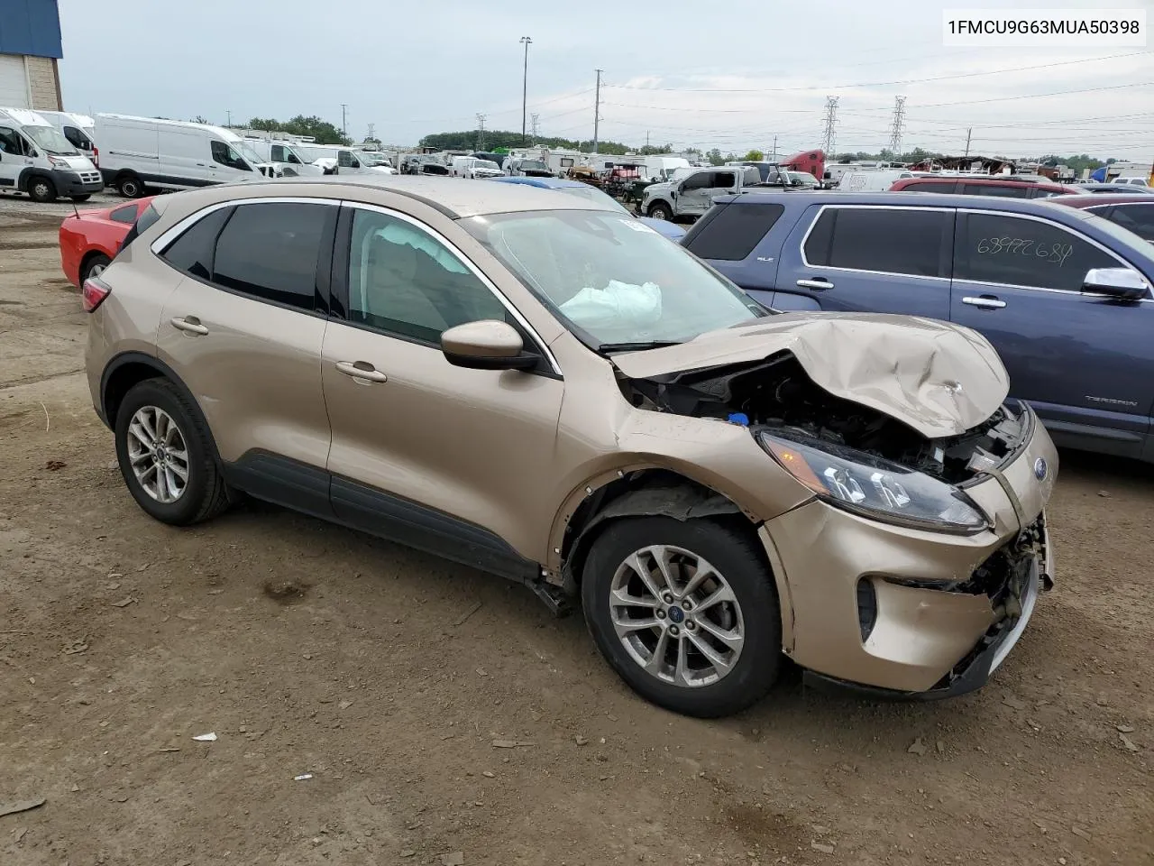 2021 Ford Escape Se VIN: 1FMCU9G63MUA50398 Lot: 69175824