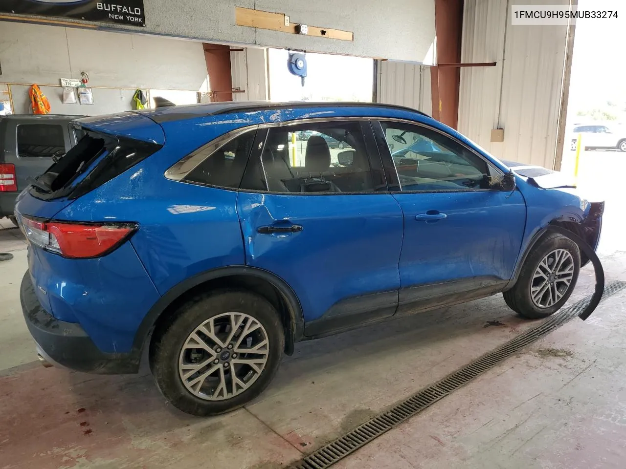 2021 Ford Escape Sel VIN: 1FMCU9H95MUB33274 Lot: 70148384