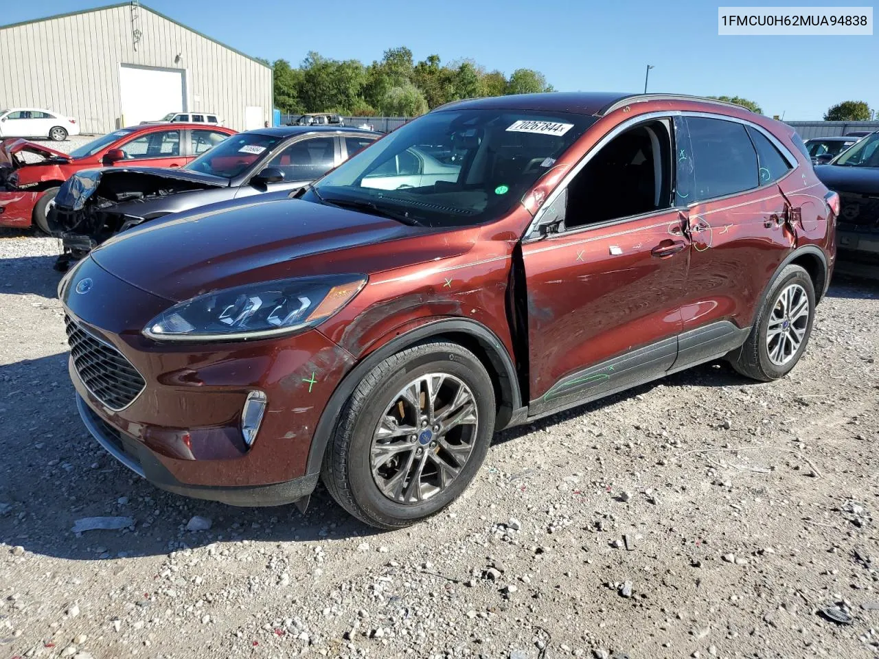 2021 Ford Escape Sel VIN: 1FMCU0H62MUA94838 Lot: 70267844