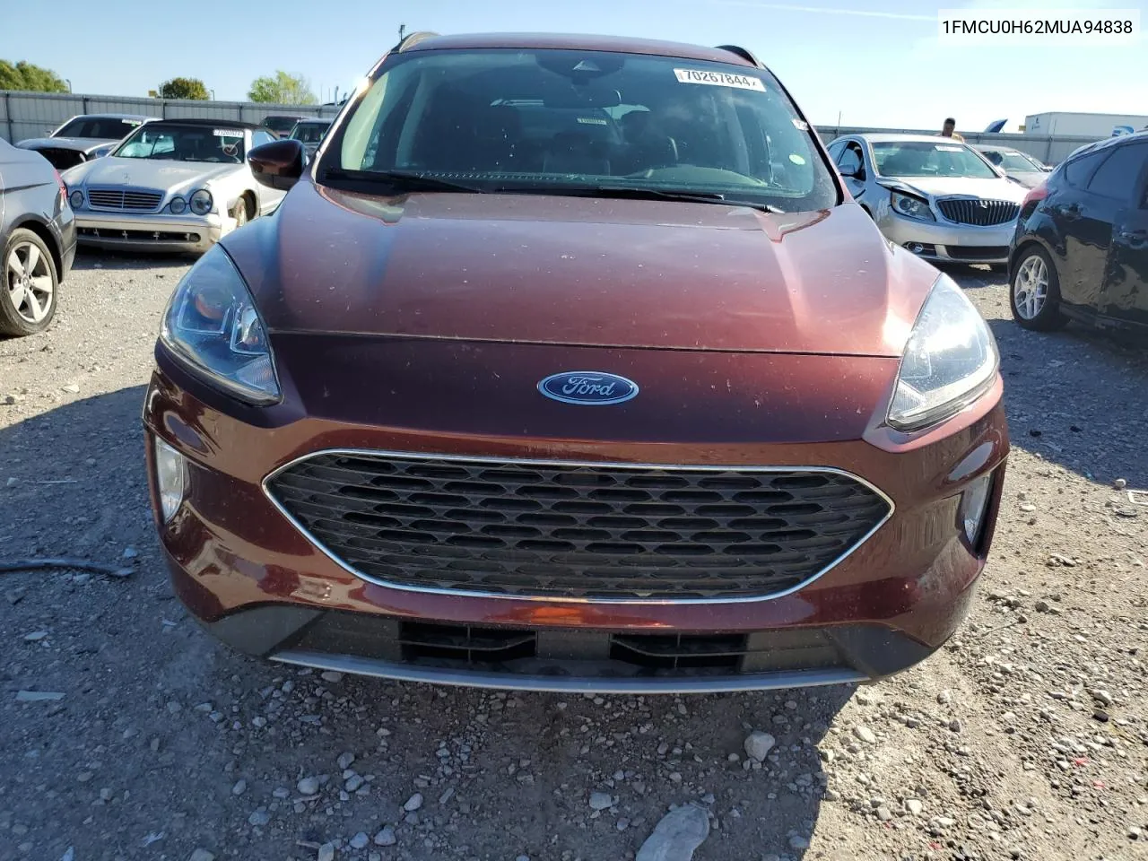 2021 Ford Escape Sel VIN: 1FMCU0H62MUA94838 Lot: 70267844