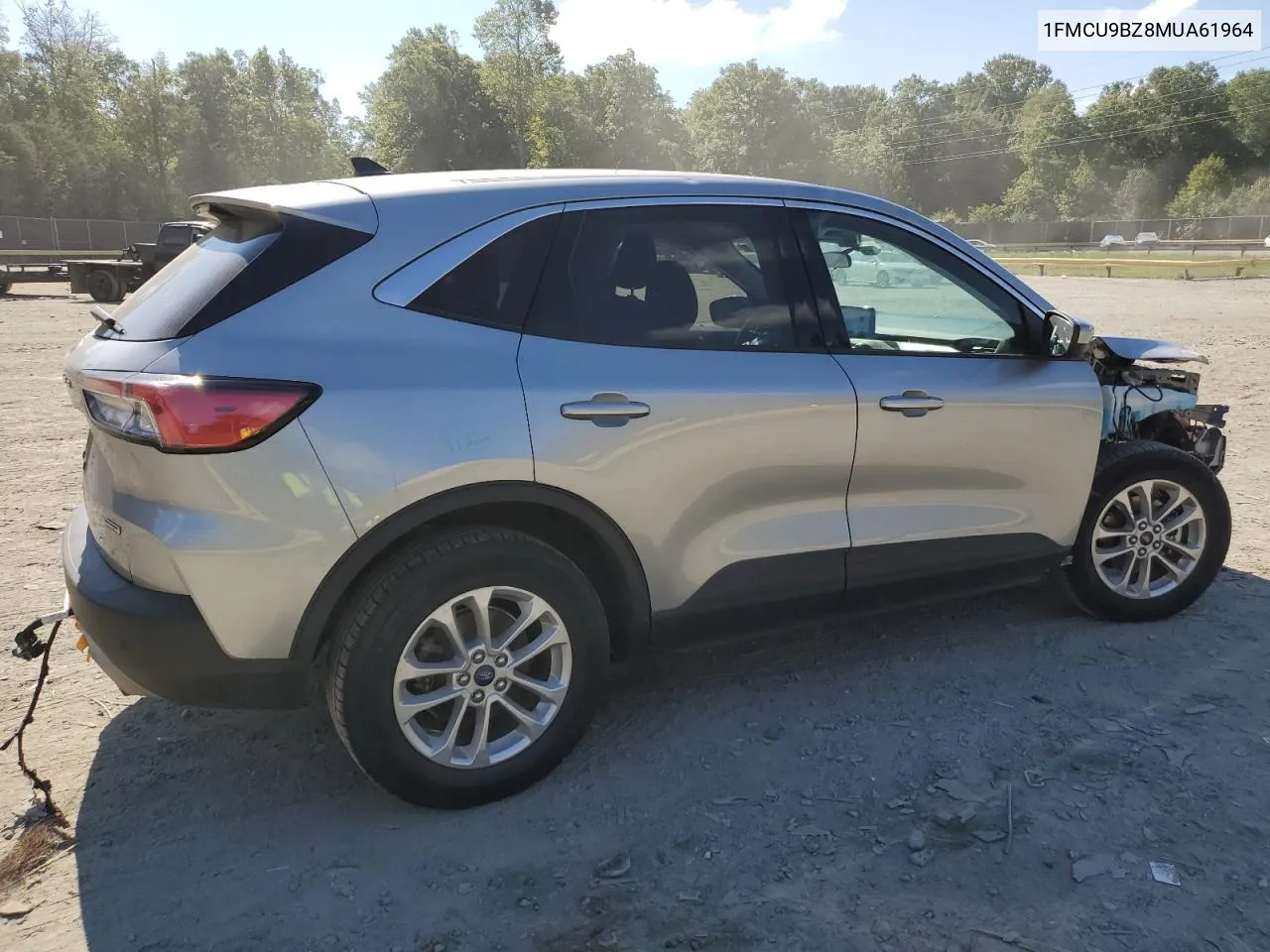 2021 Ford Escape Se VIN: 1FMCU9BZ8MUA61964 Lot: 70315764