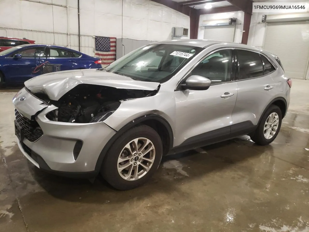 2021 Ford Escape Se VIN: 1FMCU9G69MUA16546 Lot: 71015744