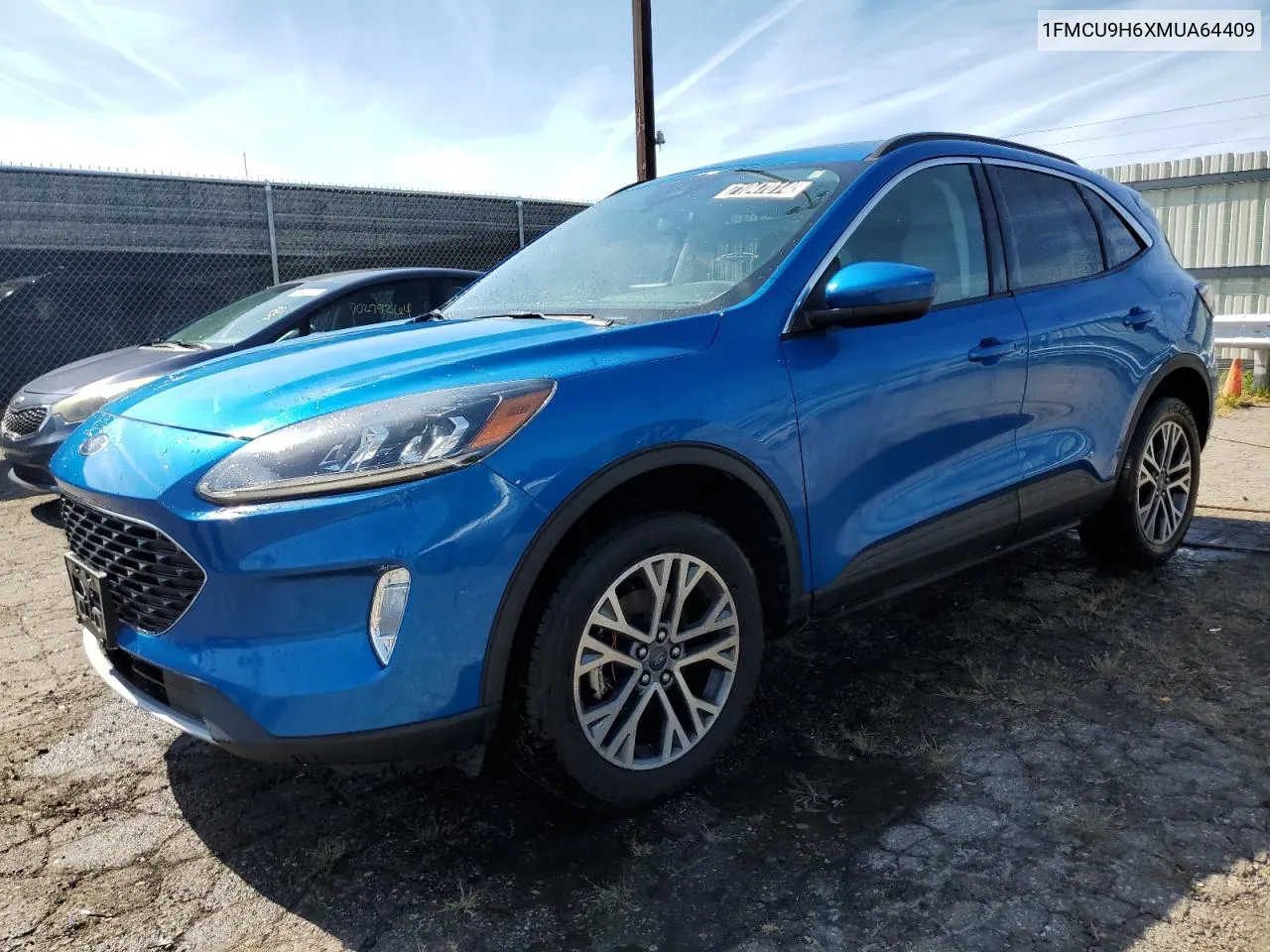 2021 Ford Escape Sel VIN: 1FMCU9H6XMUA64409 Lot: 71047014