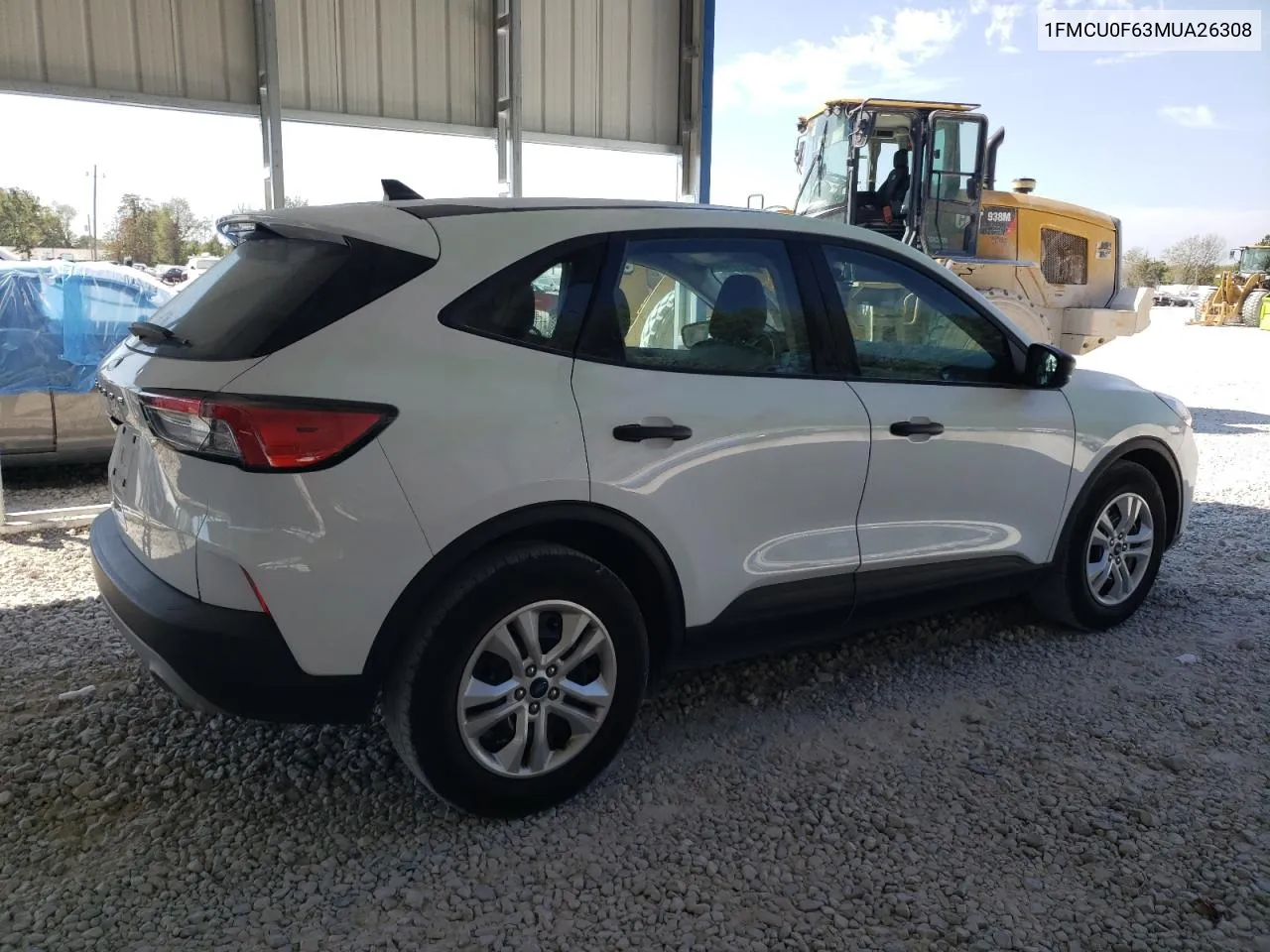 2021 Ford Escape S VIN: 1FMCU0F63MUA26308 Lot: 72179204