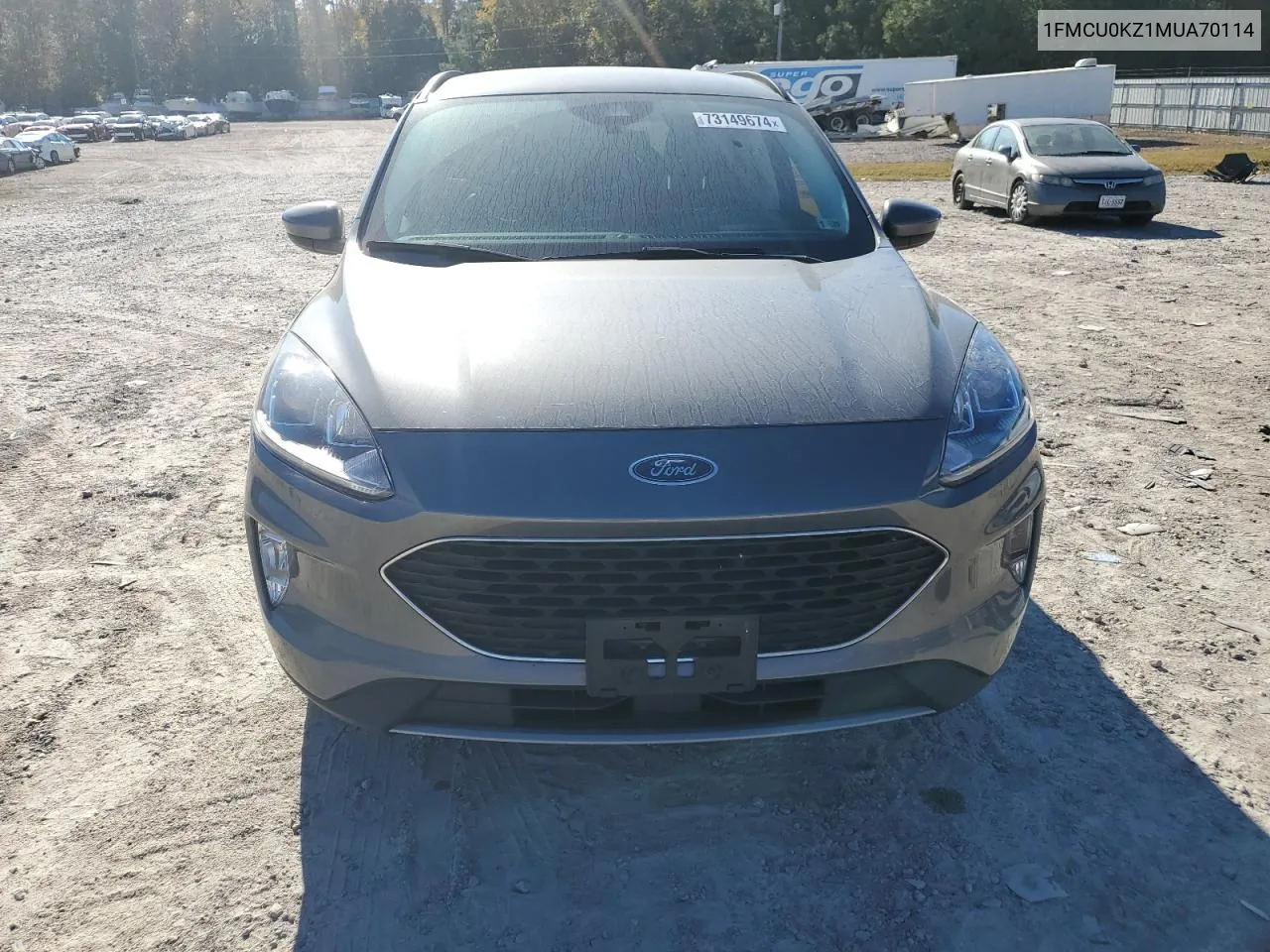 2021 Ford Escape Sel VIN: 1FMCU0KZ1MUA70114 Lot: 73149674