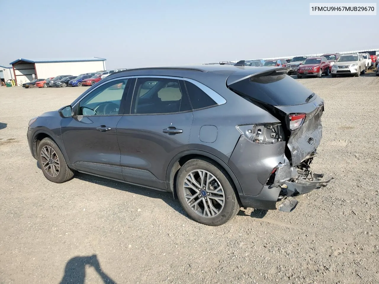 2021 Ford Escape Sel VIN: 1FMCU9H67MUB29670 Lot: 74622274