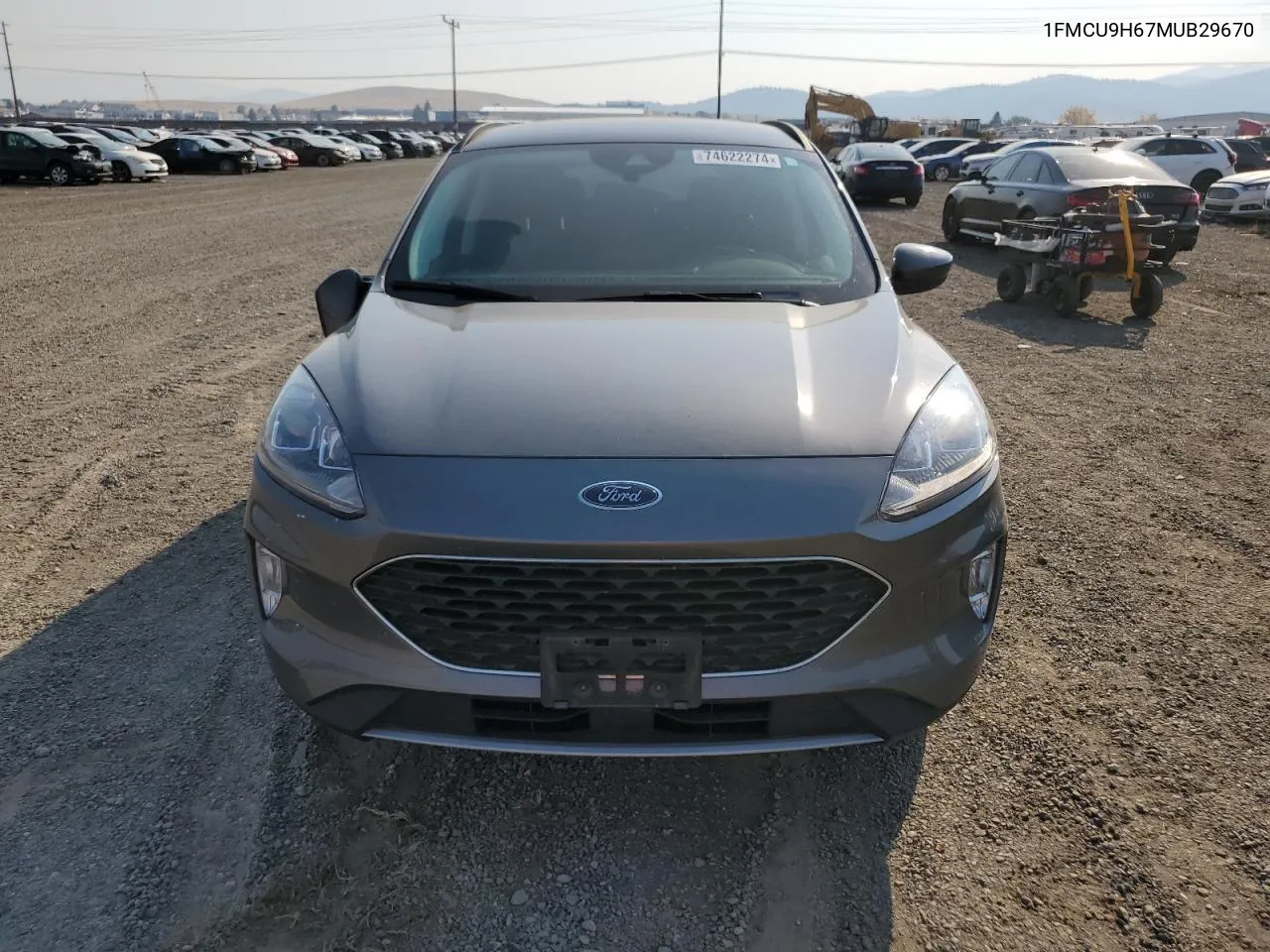 2021 Ford Escape Sel VIN: 1FMCU9H67MUB29670 Lot: 74622274