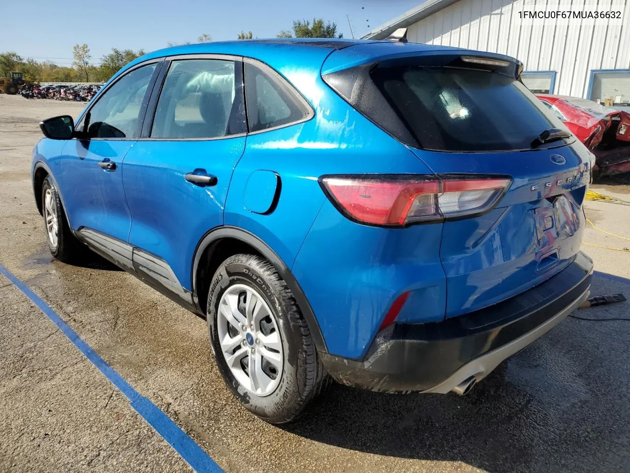 2021 Ford Escape S VIN: 1FMCU0F67MUA36632 Lot: 75078464