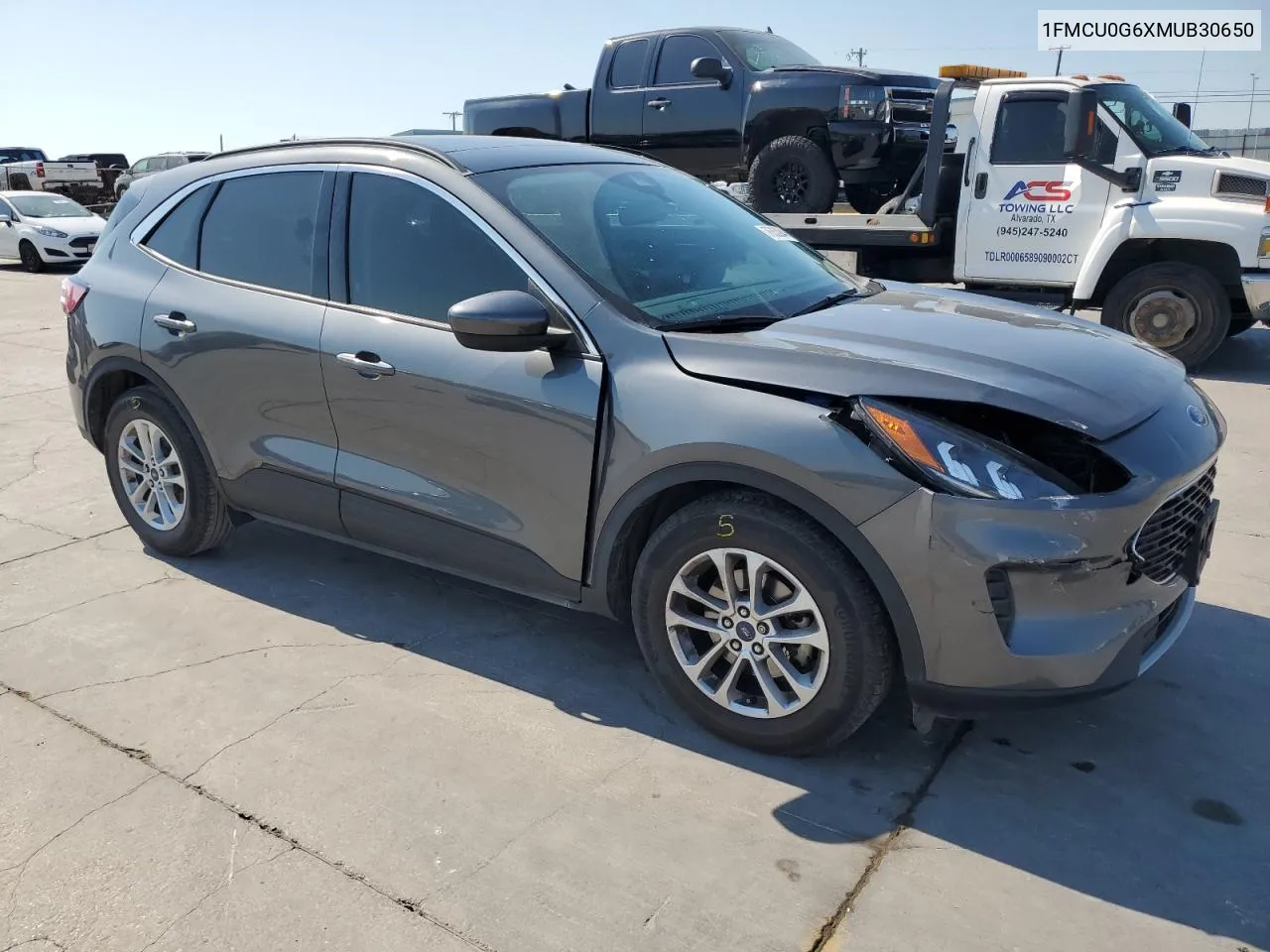 2021 Ford Escape Se VIN: 1FMCU0G6XMUB30650 Lot: 76352944